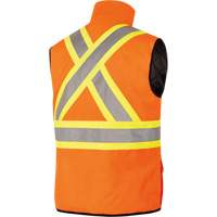 Veste de sécurité imperméable, isolée et chauffée, Unisexe, Petit, Orange haute visibilité SHH586 | Pronet Distribution