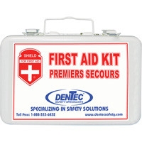 Shield™ First Aid Kit, CSA Type 1 Personal, Personal (1 Worker), Metal Box SHJ844 | Pronet Distribution