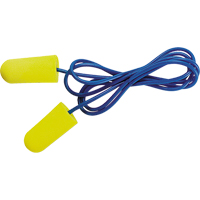 Bouchons d'oreilles néon jaune E-A-Rsoft, Vrac - Sac en poly, Grand, Avec cordon SJ426 | Pronet Distribution