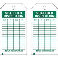 Inspection Record Tags, Polyester, 4" W x 7" H, English SX415 | Pronet Distribution