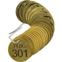 Étiquettes numérotées pour vannes «PLPG» SX789 | Pronet Distribution
