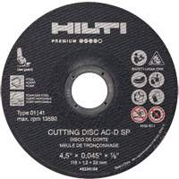 AC-D SP Cut-Off Wheel, 4-1/2" x 0.045", 7/8" Arbor, Type 1, 13580 RPM TCT908 | Pronet Distribution