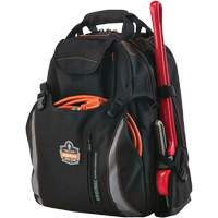 Arsenal<sup>®</sup> 5843 Tool Backpack, 13-1/2" L x 8-1/2" W, Black, Polyester TEQ972 | Pronet Distribution