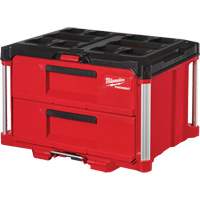 Boîte à outils avec 2 tiroirs Packout<sup>MC</sup>, 14-1/3" la x 16-1/3" p x 22-1/5" h, Noir/Rouge TER110 | Pronet Distribution