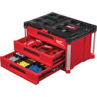 Boîte à outils avec 3 tiroirs Packout<sup>MC</sup>, 14-1/3" la x 16-1/3" p x 22-1/5" h, Noir/Rouge TER111 | Pronet Distribution