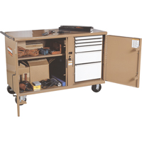 StorageMaster<sup>®</sup> Heavy-Duty Rolling Work Bench, 54-1/4" W x 37-3/8" H x 26" D, 2600-2700 lbs. Capacity TTW263 | Pronet Distribution