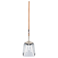 Scoop Shovel, Wood, Aluminum Blade, Straight Handle, 45-3/4" Length TYX063 | Pronet Distribution