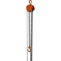 VHC Series Chain Hoists, 10' Lift, 1100 lbs. (0.5 tons) Capacity, Alloy Steel Chain UAW085 | Pronet Distribution