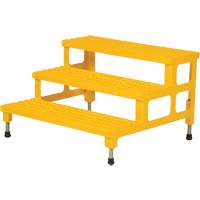 Adjustable Step-Mate Stand, 3 Step(s), 36-3/16" W x 33-7/8" L x 22-1/4" H, 500 lbs. Capacity VD448 | Pronet Distribution