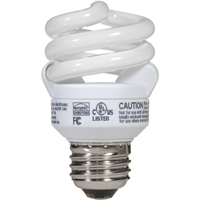 Lampes fluorescentes économiques, Spirale, 10 W, 2700 K, Base E27, 8000 h XC550 | Pronet Distribution